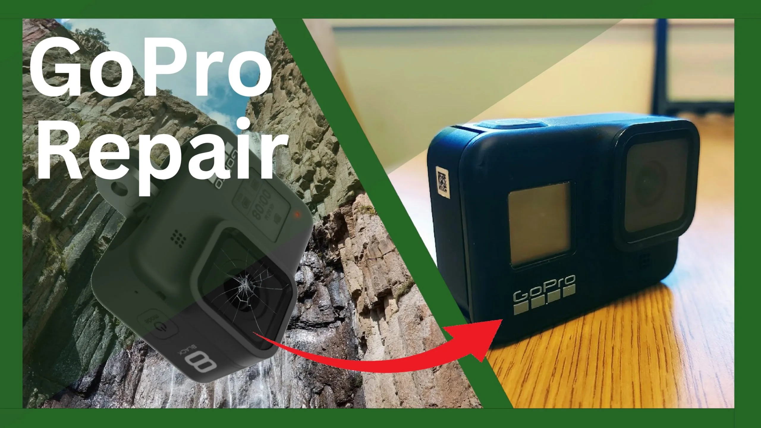 Cheaply Acquiring a GoPro (How to Fix Hero 8 Lens)